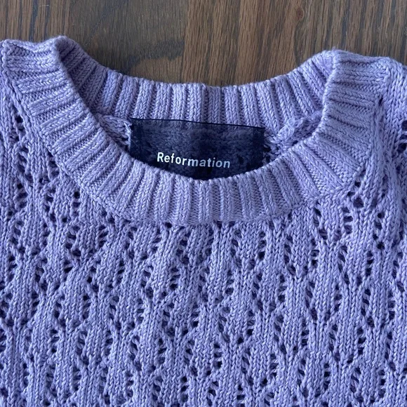 Reformation Cotton Sweater - Picture 2 of 4